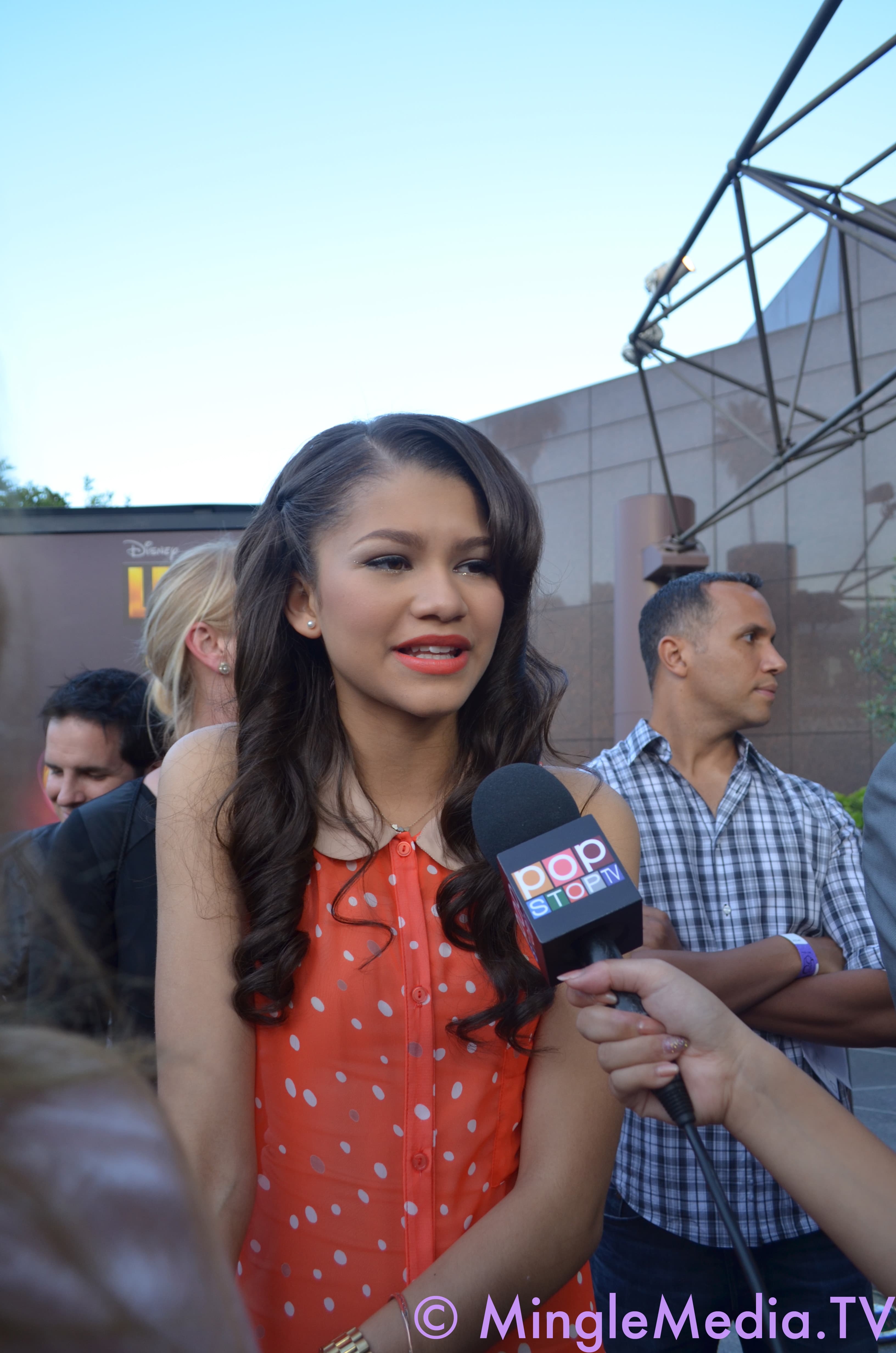 Zendaya at a media event