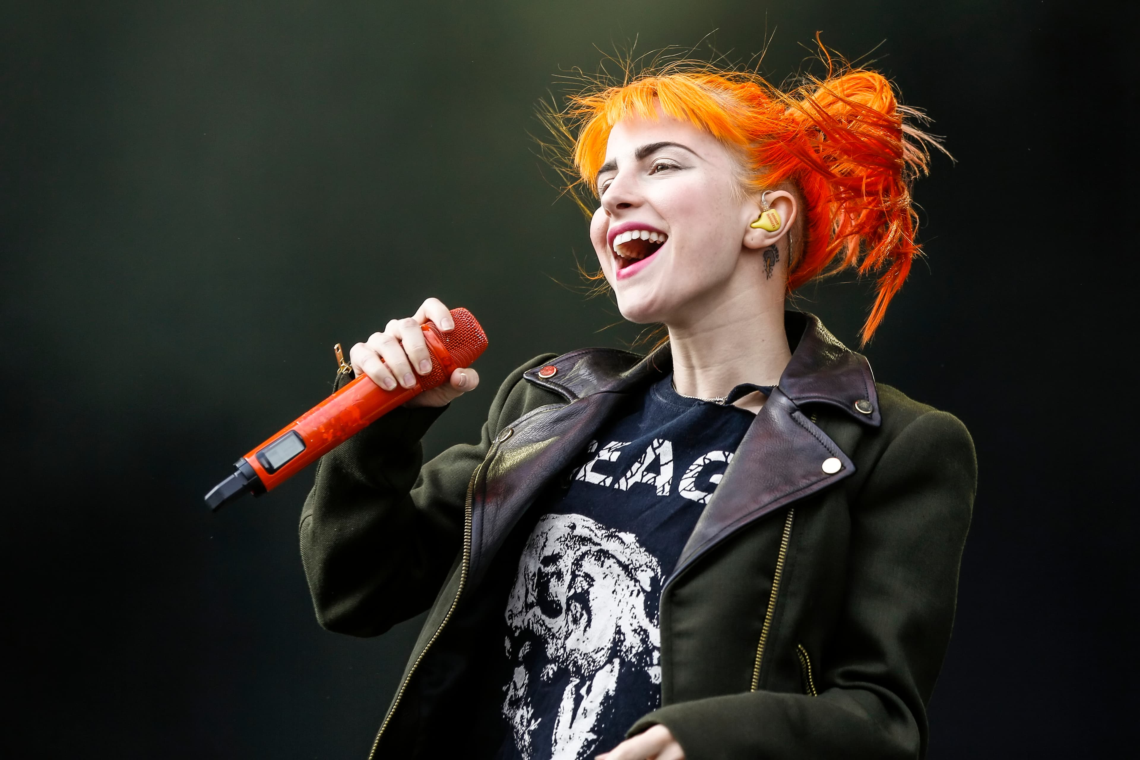 Hayley Williams of Paramore performing at Rock im Park 2013
