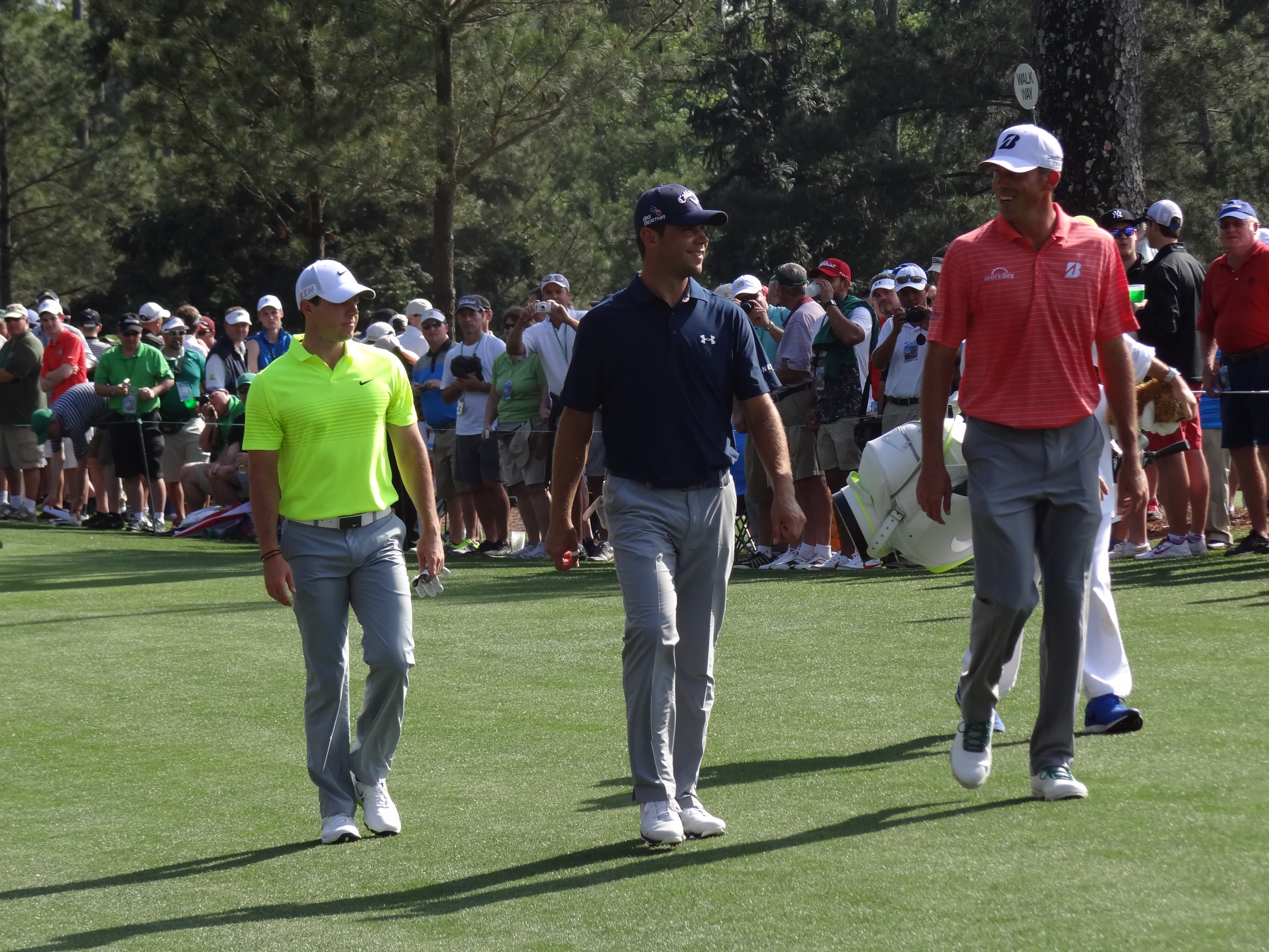 Rory McIlroy at the Masters Tournament, Augusta National