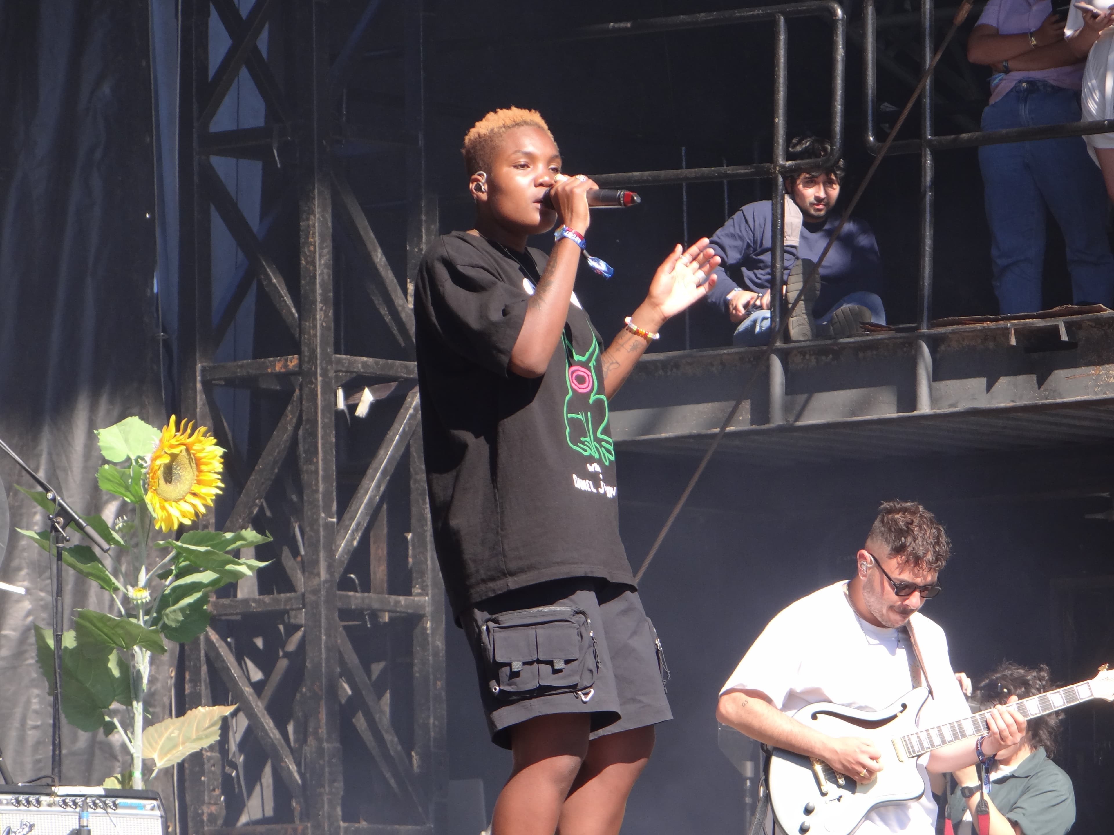 Arlo Parks performing at Shaky Knees festival 2021