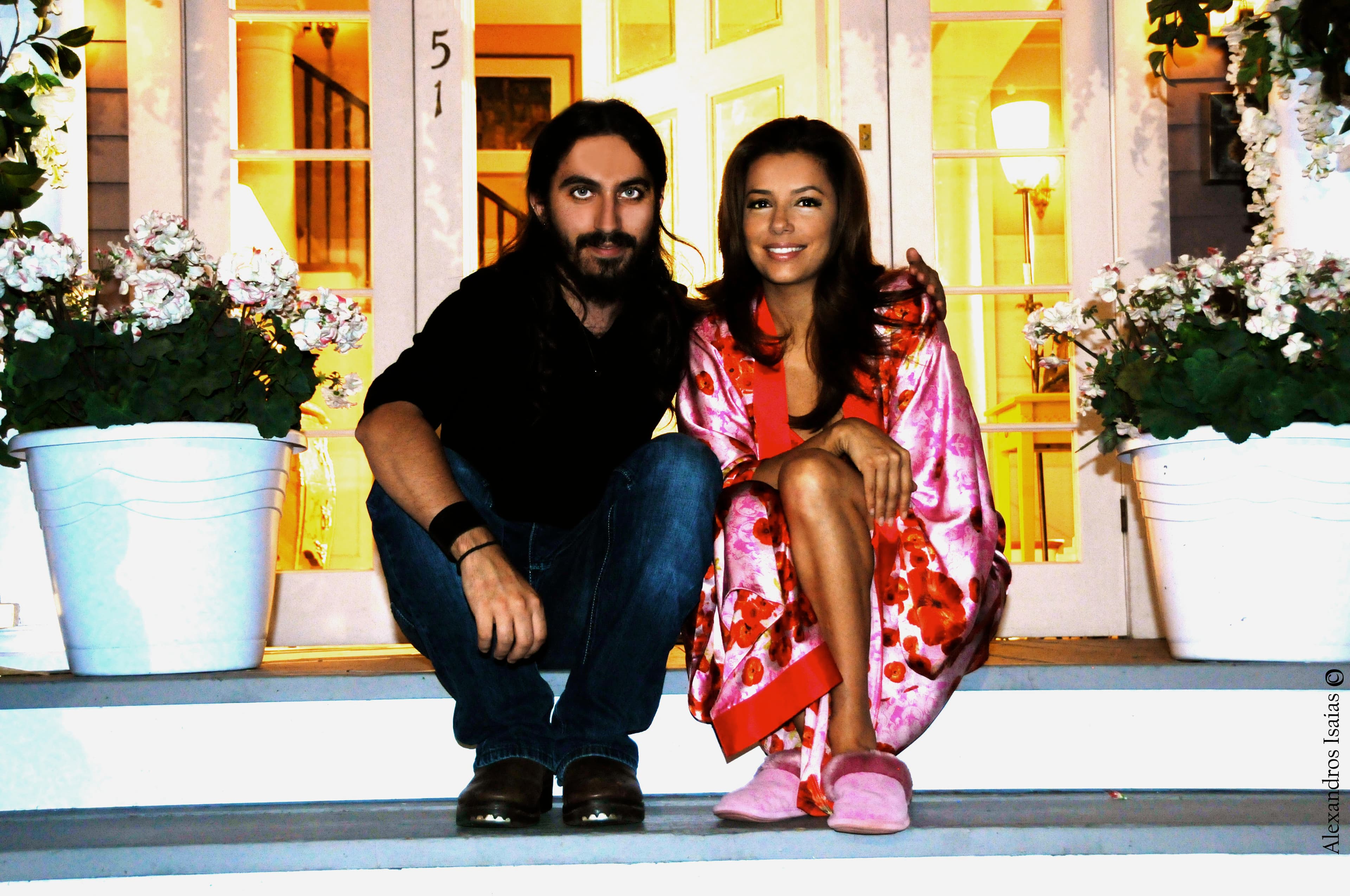 Eva Longoria with Constantinos Isaias